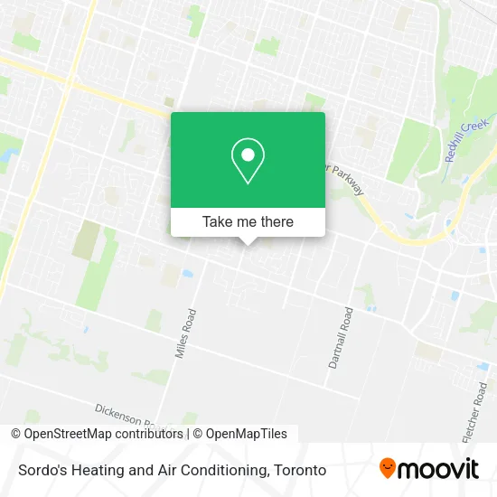 Sordo's Heating and Air Conditioning map