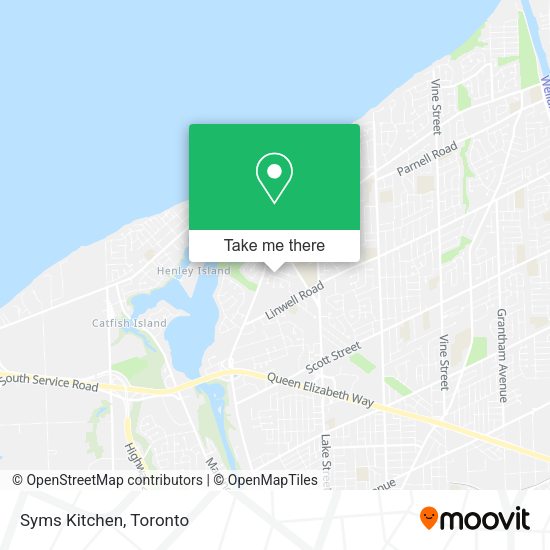 Syms Kitchen map