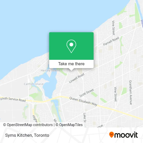 Syms Kitchen map