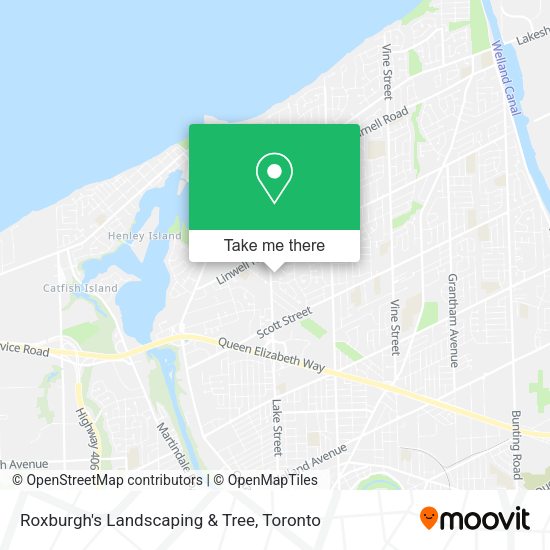 Roxburgh's Landscaping & Tree map