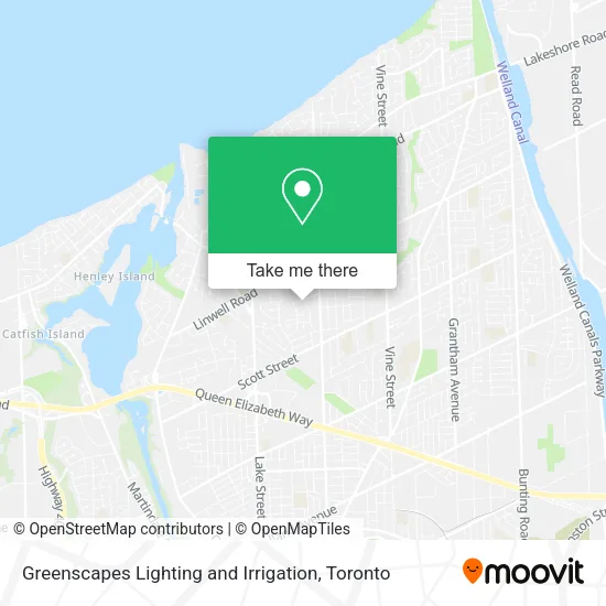 Greenscapes Lighting and Irrigation map