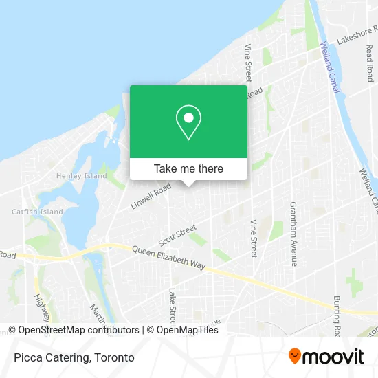 Picca Catering map