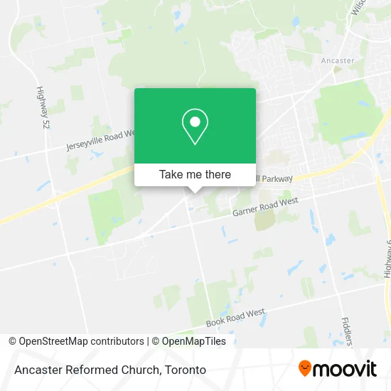 Ancaster Reformed Church map