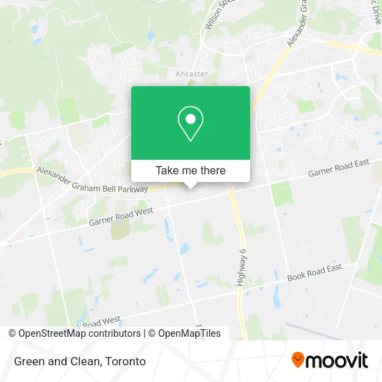 Green and Clean map