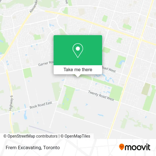 Frem Excavating map