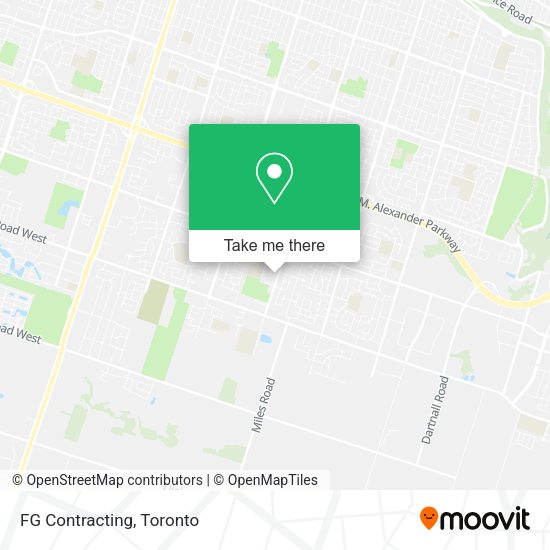 FG Contracting map