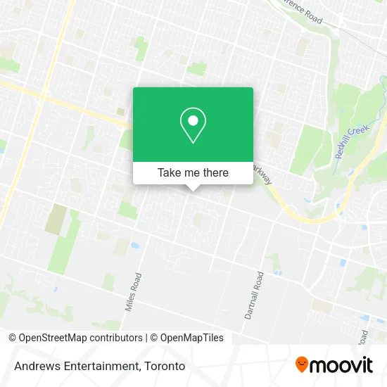 Andrews Entertainment map