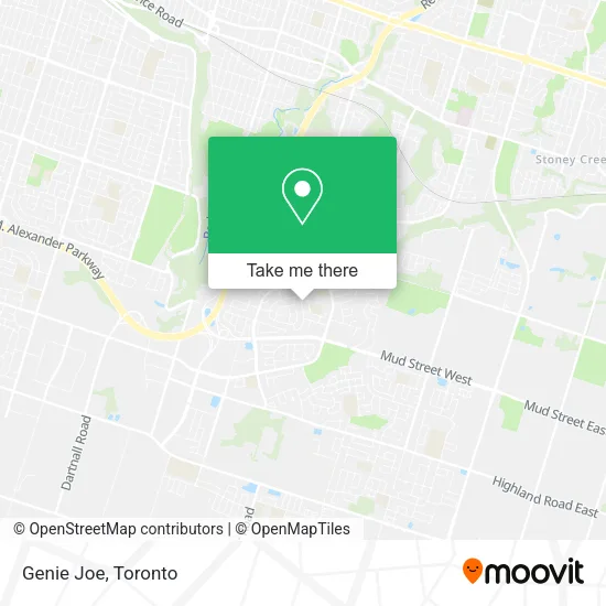 Genie Joe map