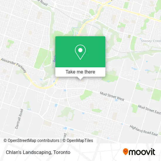 Chlan's Landscaping map