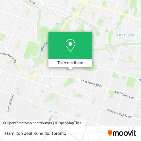 Hamilton Jeet Kune do map