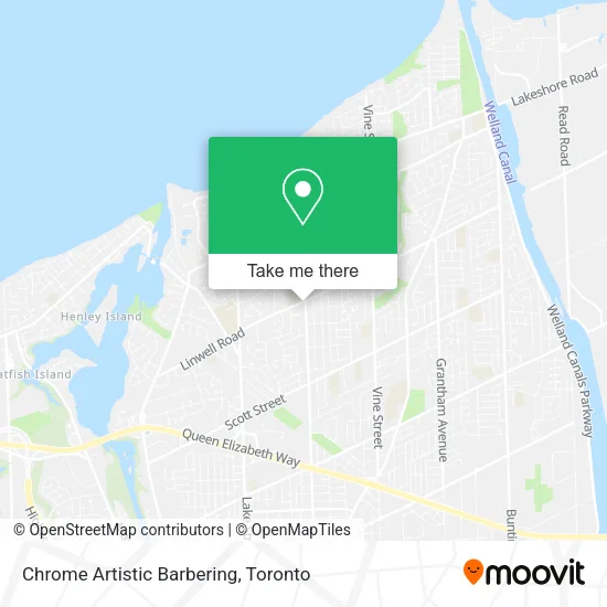 Chrome Artistic Barbering map