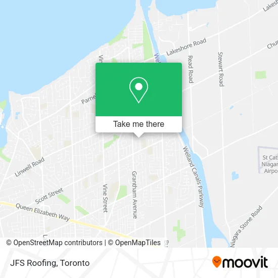 JFS Roofing map