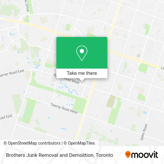 Brothers Junk Removal and Demolition map