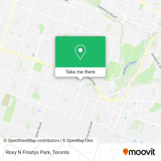 Roxy N Frostys Park map