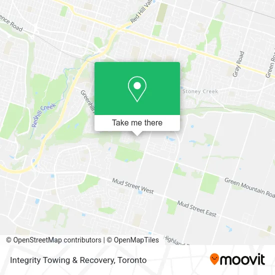 Integrity Towing & Recovery map