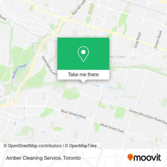 Amber Cleaning Service map