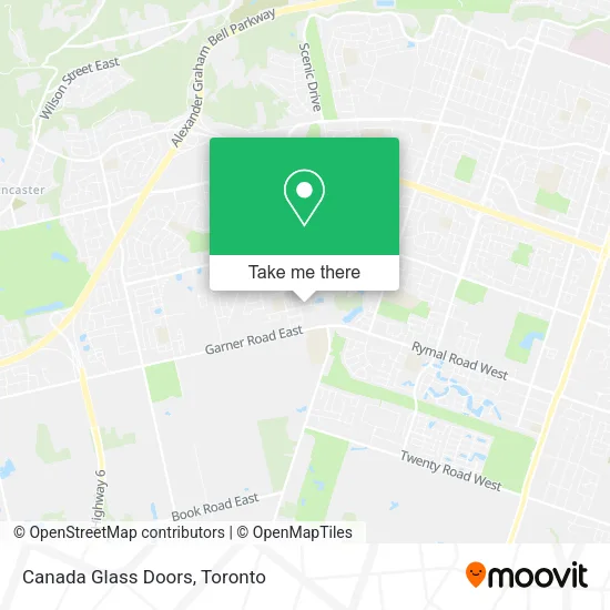 Canada Glass Doors map