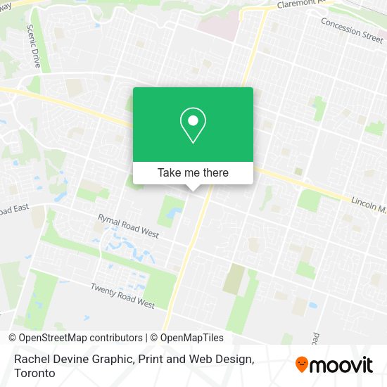 Rachel Devine Graphic, Print and Web Design map