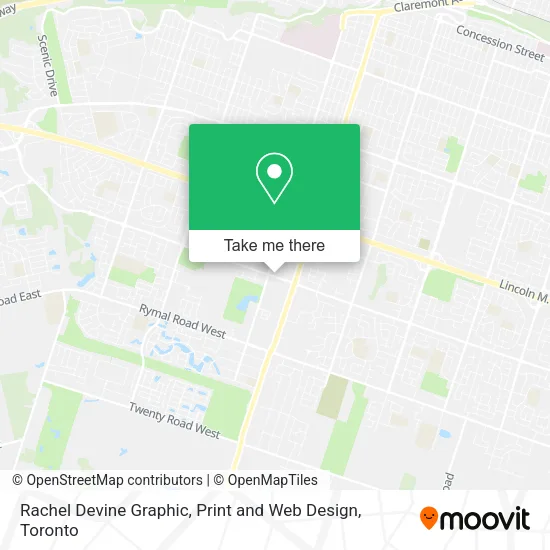Rachel Devine Graphic, Print and Web Design map