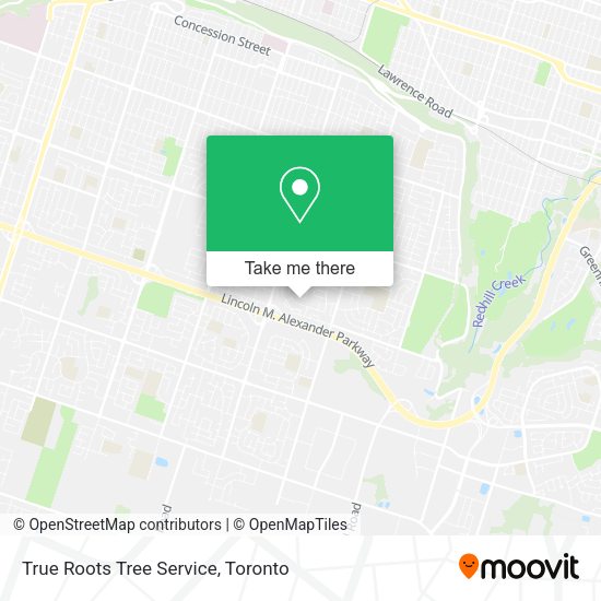 True Roots Tree Service map