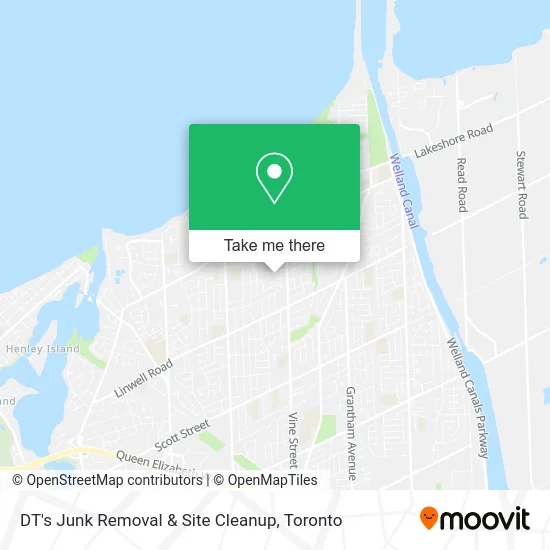 DT's Junk Removal & Site Cleanup map