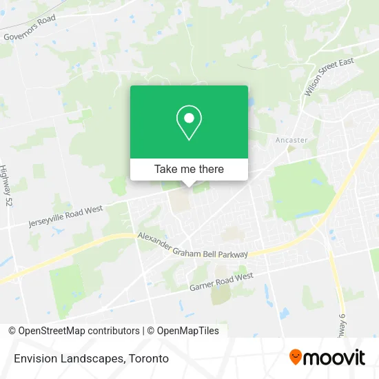 Envision Landscapes map