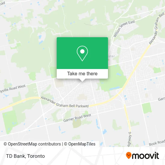 TD Bank map