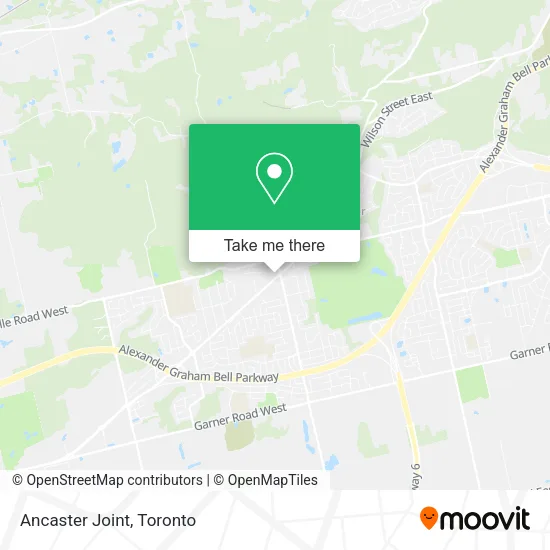 Ancaster Joint map