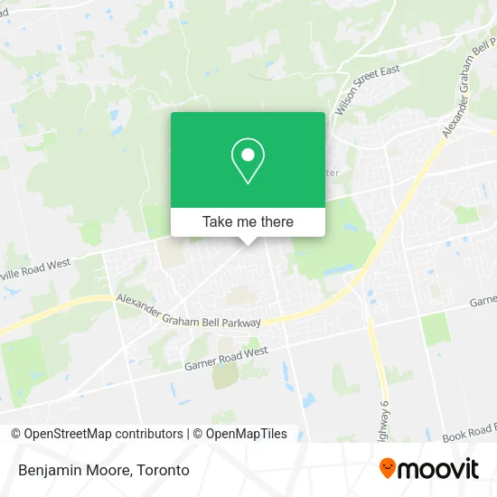 Benjamin Moore map