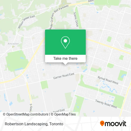 Robertson Landscaping map