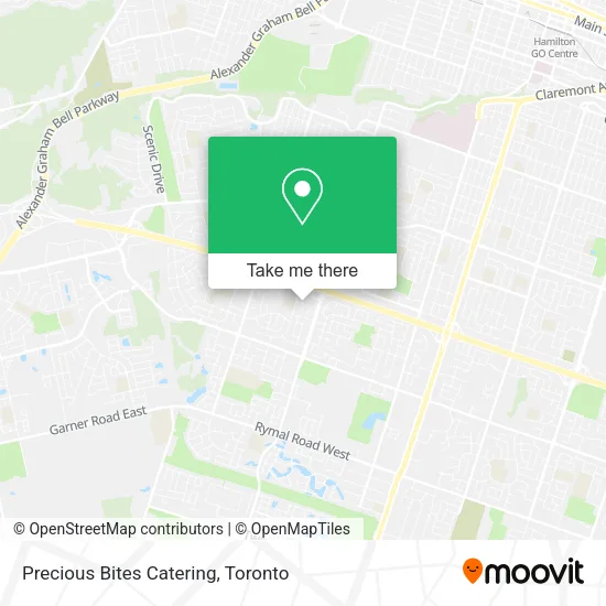 Precious Bites Catering map