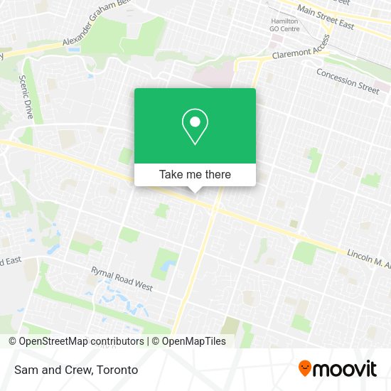 Sam and Crew map