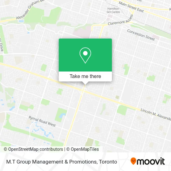 M.T Group Management & Promotions map