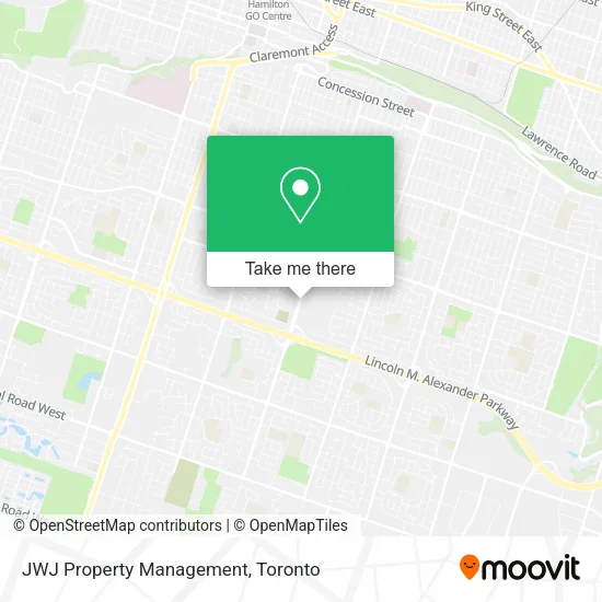 JWJ Property Management map