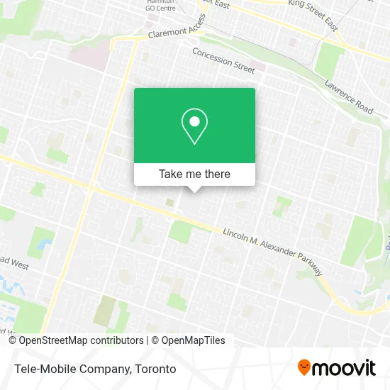 Tele-Mobile Company map