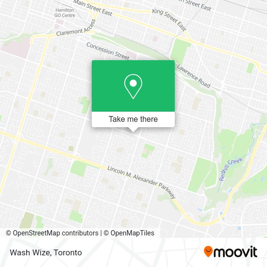 Wash Wize map