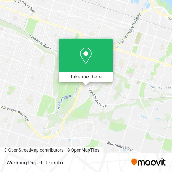 Wedding Depot map