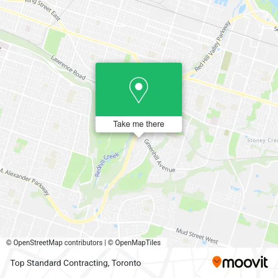 Top Standard Contracting map