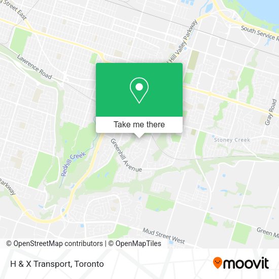 H & X Transport map