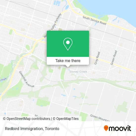 Redbird Immigration map