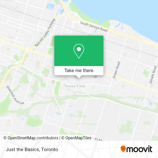 Just the Basics map