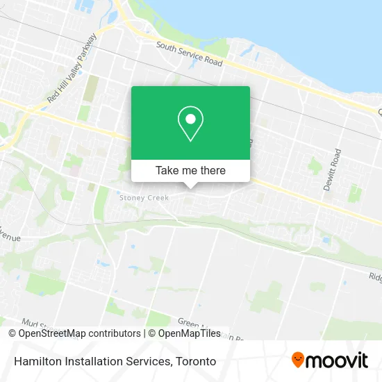 Hamilton Installation Services map