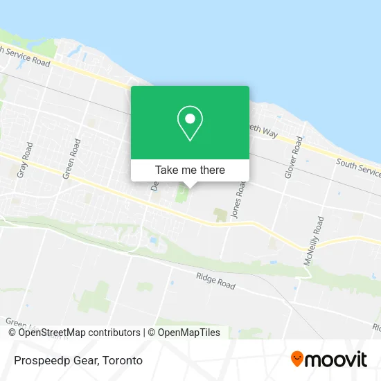 Prospeedp Gear map