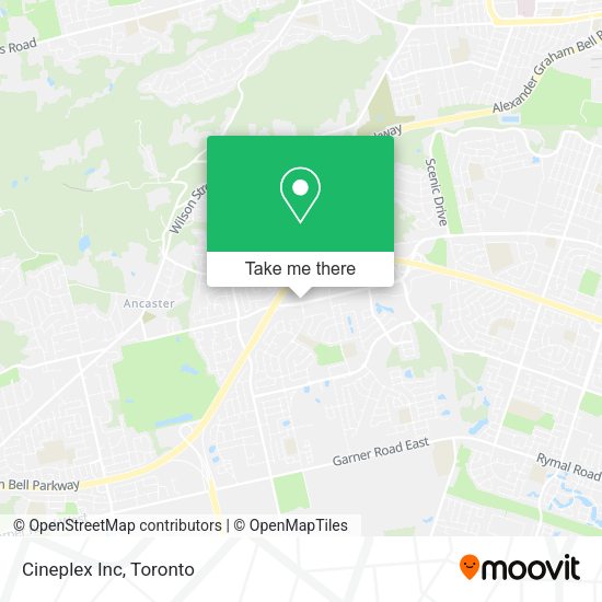 Cineplex Inc map