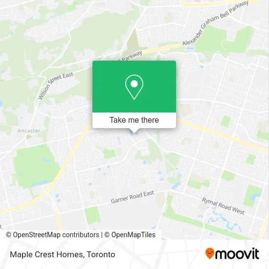 Maple Crest Homes map