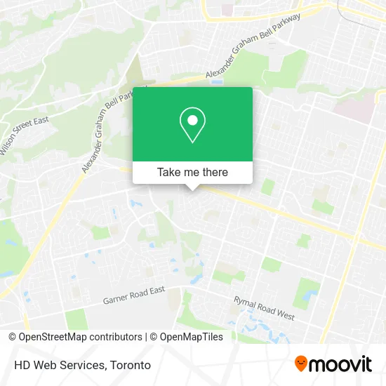 HD Web Services map