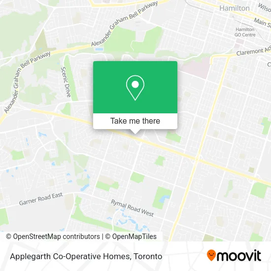 Applegarth Co-Operative Homes map