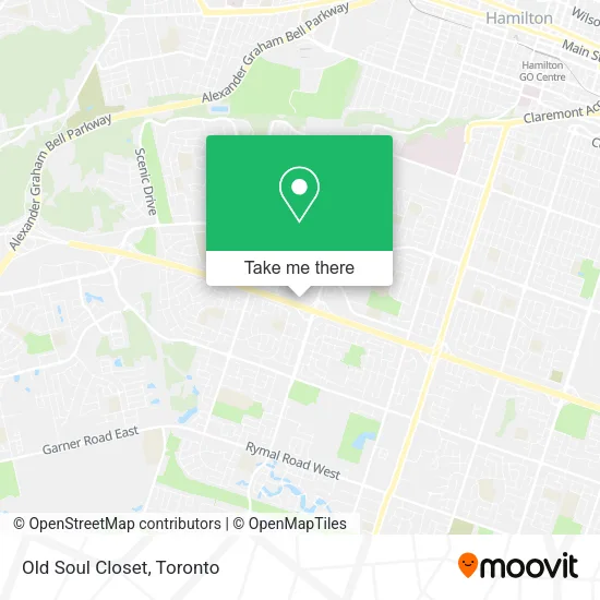 Old Soul Closet map