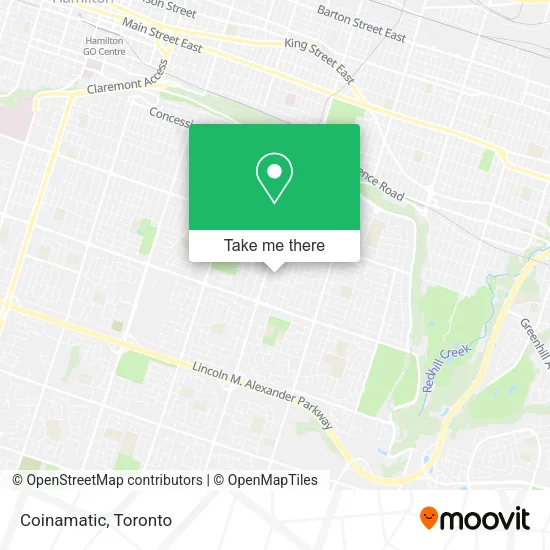 Coinamatic map