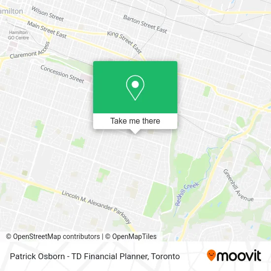 Patrick Osborn - TD Financial Planner map